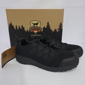 Irish Setter by Red Wing Nisswa Alloy Toe Black Safety Work Shoes Men's Size 11